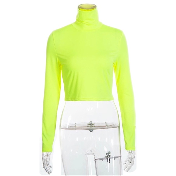 ✨Slime Green Turtle Neck 🤑✨ - Picture 4 of 4